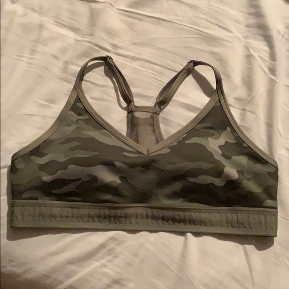 victoria secret camo sports bra